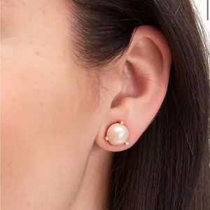 Kate Spade Rise And Shine Pearl Studs, NWT